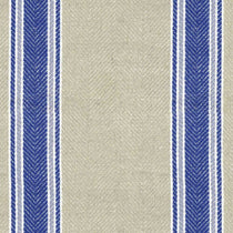 Moffat Stripe Cobalt Curtain Tie Backs